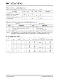 HV7361LA-G Datasheet Page 6