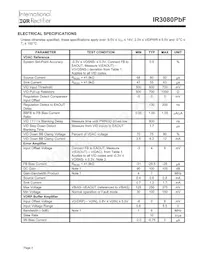 IR3080MPBF Datasheet Page 3