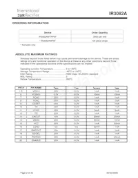 IR3082AMTRPBF Datasheet Page 2