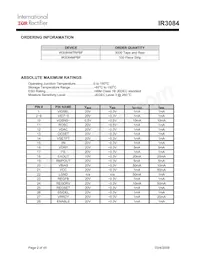 IR3084MTRPBF Datasheet Page 2