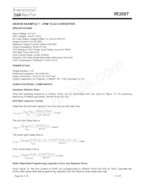 IR3087M Datasheet Page 22