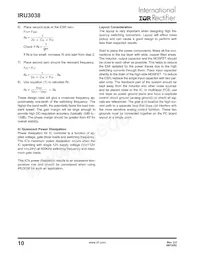 IRU3038CS Datasheet Page 10