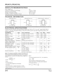 IRU431ALCSTR Datasheet Page 2