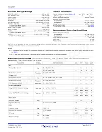 ISL6269AIRZ-T Datasheet Page 5