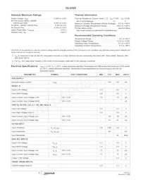 ISL6595DRZ-TK Datasheet Page 5