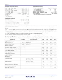 ISL8104CBZ-T Datasheet Page 4