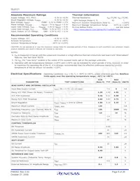 ISL8121IRZ-T Datasheet Page 5