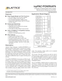 ISPPAC-POWR6AT6-01NN32I Datasheet Cover