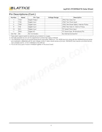 ISPPAC-POWR6AT6-01NN32I Datasheet Page 4