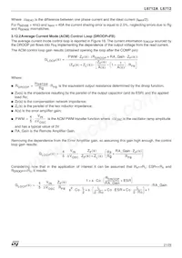 L6712D Datasheet Page 21