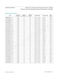 LM4050CEM3-3.0+T Datasheet Page 12