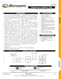 LX1671CPW Datasheet Cover