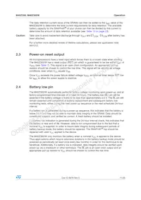 M40Z300WMQ6F Datasheet Page 11