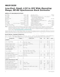 MAX15026BETD+C91數據表 頁面 2
