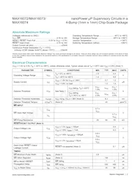 MAX16074RS19D3+ Datasheet Page 2