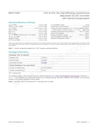 MAX17546ATP+ Datasheet Page 2