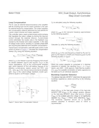 MAX17559ACJ+ Datasheet Page 22