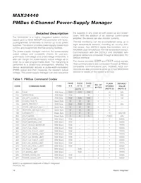 MAX34440ETL+ Datasheet Page 14