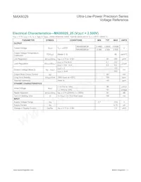MAX6029ESA25+T Datasheet Page 3