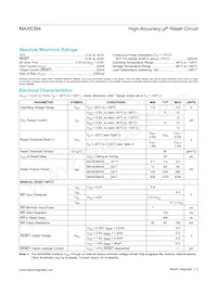 MAX6394US310D2+T Datasheet Page 2