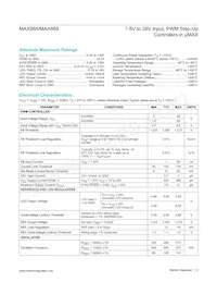 MAX668EUB-T Datasheet Page 2