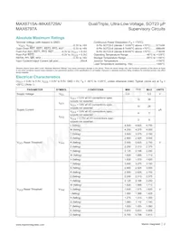 MAX6727AKASDD3+ Datasheet Page 2