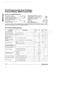 MAX741DCAP+T Datasheet Page 2