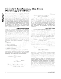 MAX767TCAP+ Datasheet Page 14