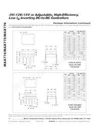 MAX774CPA+ Datasheet Page 16