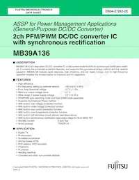 MB39A136PFT-G-JN-ERE1數據表 封面