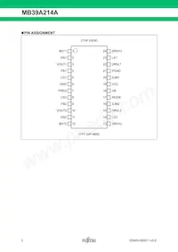 MB39A214APFT-G-JNERE1 Datasheet Page 2