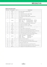 MB39A214APFT-G-JNERE1 Datasheet Page 3