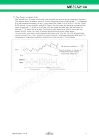 MB39A214APFT-G-JNERE1 Datasheet Page 17