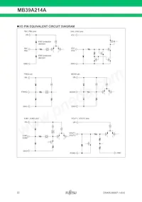 MB39A214APFT-G-JNERE1 Datasheet Page 22