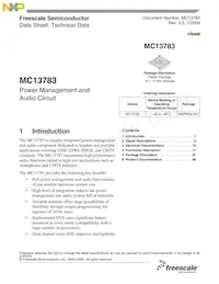MC13783JVK5R2 Datenblatt Cover