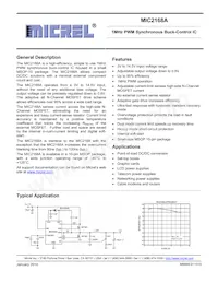 MIC2168ABMM-TR Datasheet Cover
