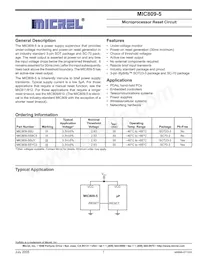 MIC809-5SYC3 Datasheet Cover