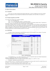 MLX90614ESF-DCI-000-TU 데이터 시트 페이지 11