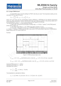 MLX90614ESF-DCI-000-TU Fiche technique Page 22