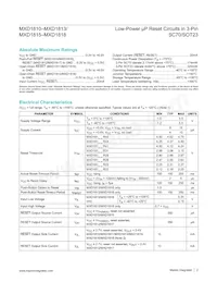 MXD1815XR23+ Datasheet Page 2
