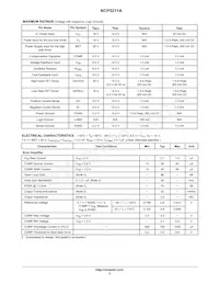 NCP5211ADR2 Datasheet Page 3