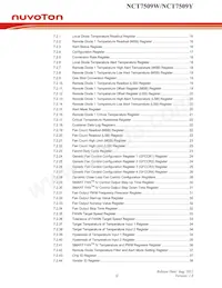 NCT7509W Datasheet Page 3