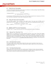 NCT7509W Datasheet Page 12