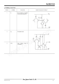 NJM2103D Datasheet Pagina 3