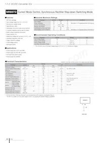 NR887D Datasheet Copertura