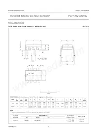 PCF1252-6T/F4 Datasheet Pagina 10