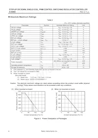 S-8460B00AFT-TBG Datasheet Page 4