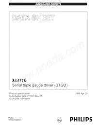 SA5778D Datasheet Cover