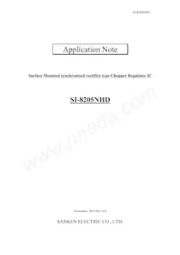 SI-8205NHD-TL Datasheet Cover