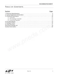 SI3400-E1-GM Datasheet Page 3